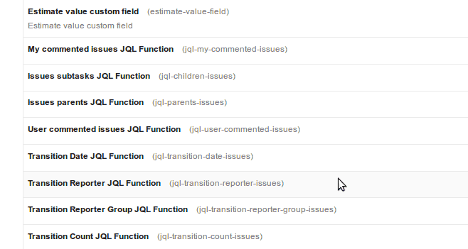 JQL fuction