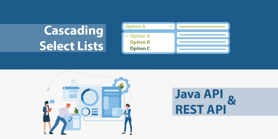 cascading select lists java rest API