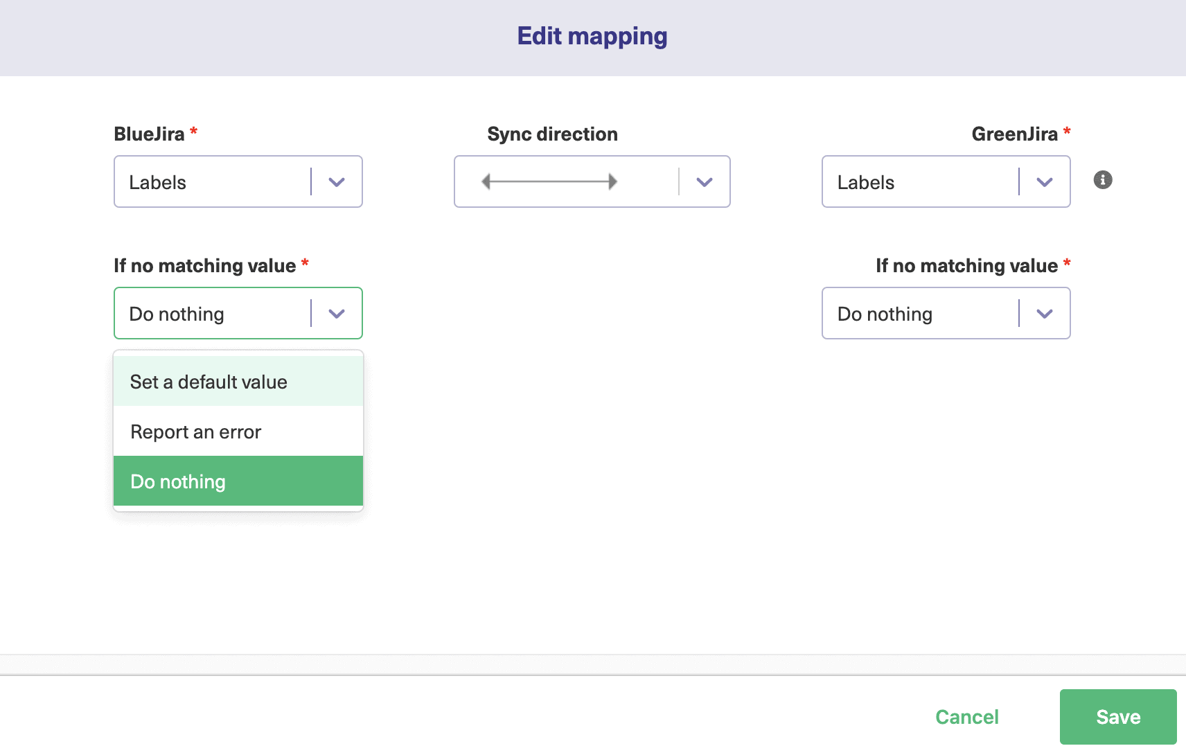 Edit mapping screen in visual mode