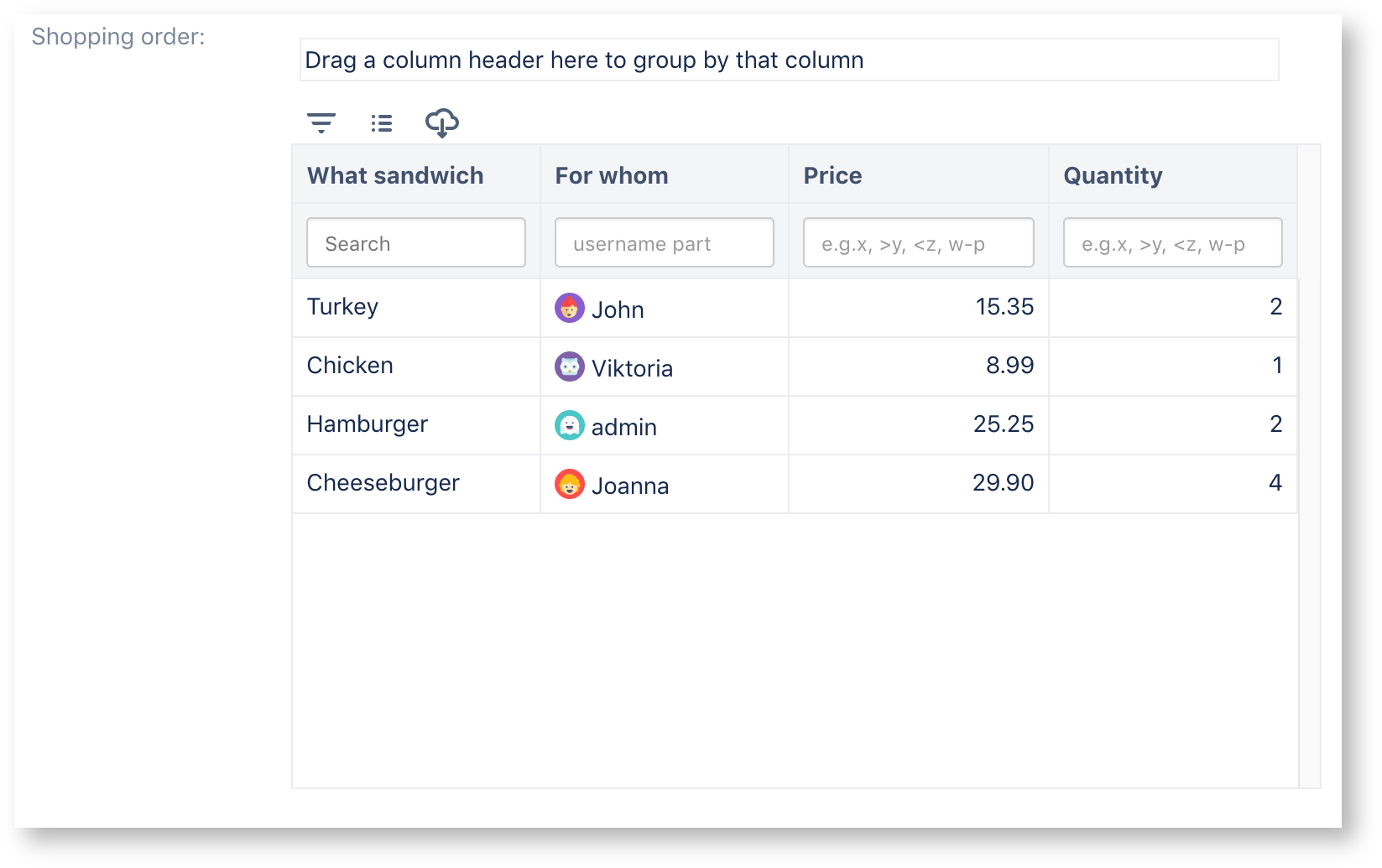 table grid app for jira tables 
