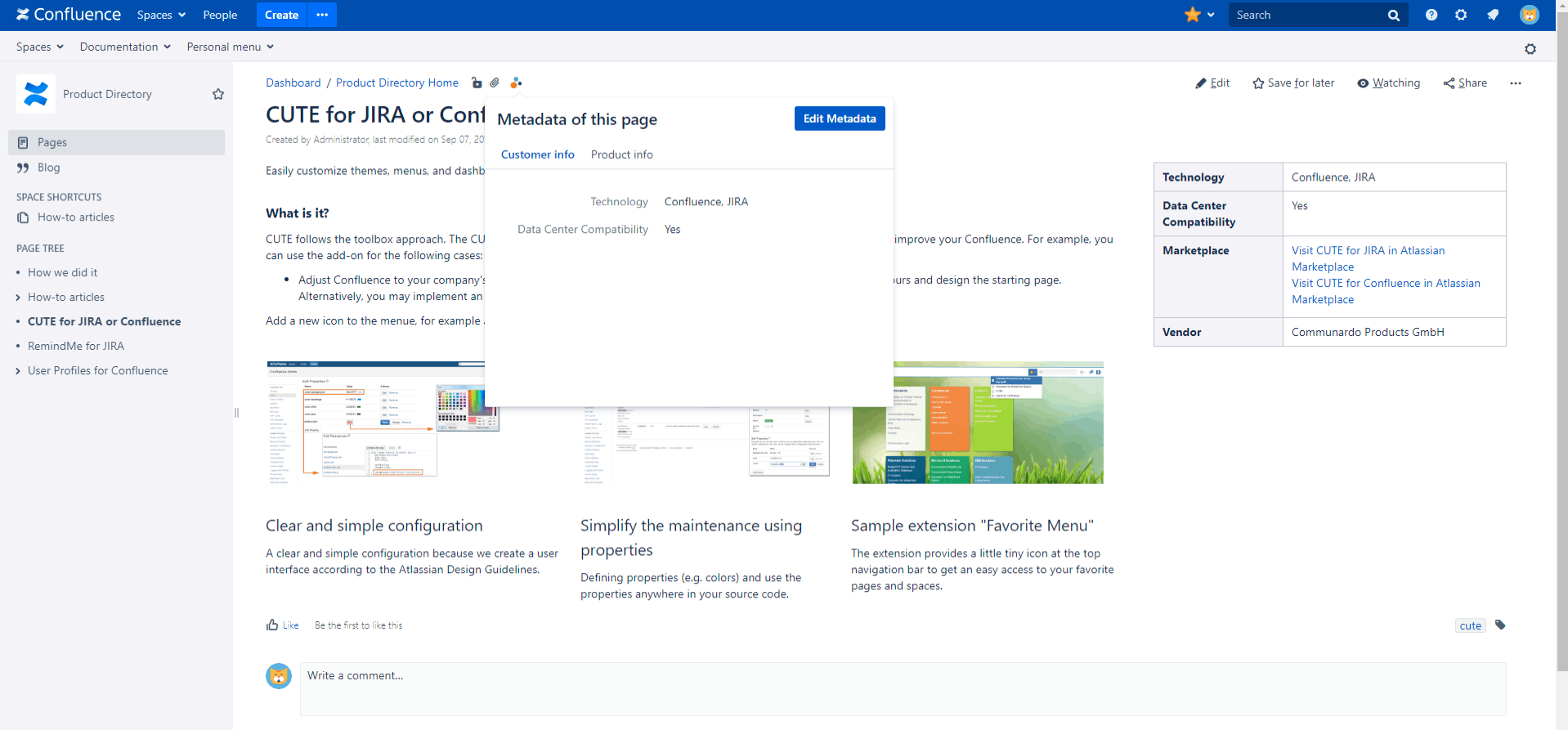 jira apps metadata for confluence 