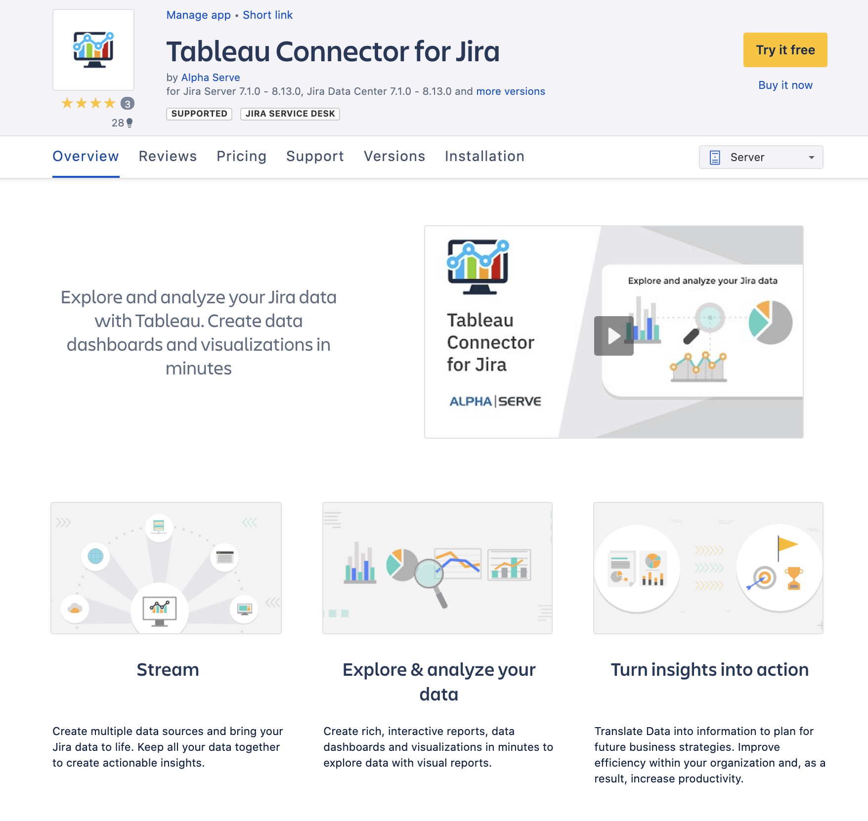 tableau connector for jira
