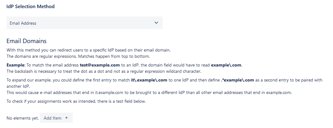 Jira SAML email domains 