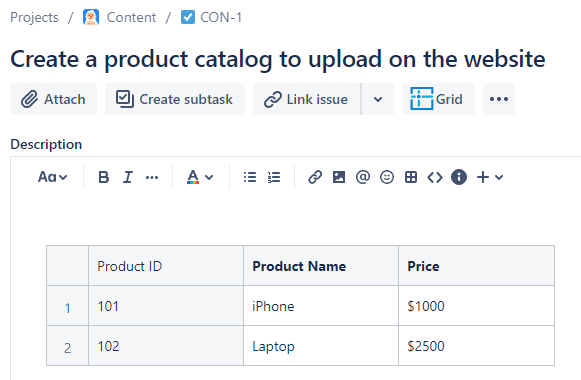create a quote in jira without add-on 
