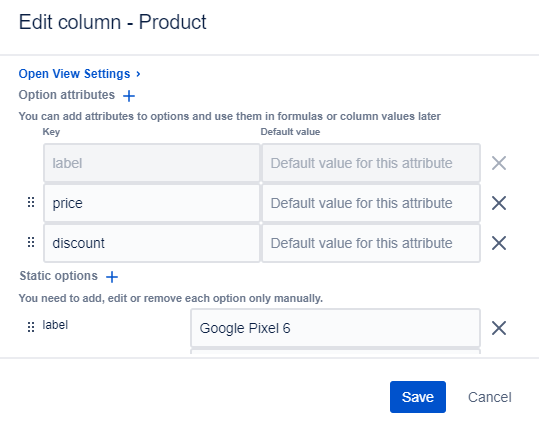 column value placeholders quotes in jira 