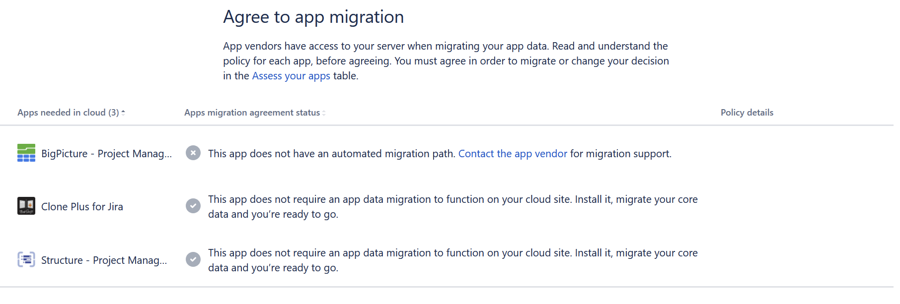 agree to jira app migration 
