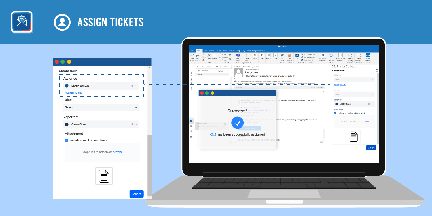 Assign Jira Tickets from Your Email